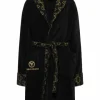 Carlo Colucci Bademantel Raffaele In Schwarz / Gold Günstig Kaufen 20