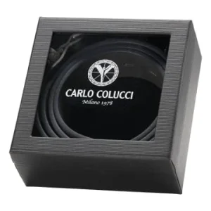 Accessoires Carlo Colucci Gürtel Celi In Grau Günstig Kaufen 8