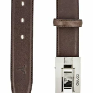 Accessoires Carlo Colucci Gürtel Chiuri In Dunkelbraun Günstig Kaufen 9
