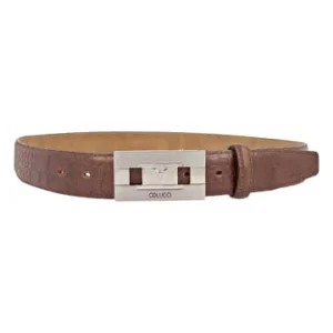 Accessoires Carlo Colucci Gürtel Chiusano In Dunkelbraun Günstig Kaufen 7
