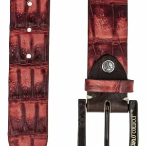 Accessoires Carlo Colucci Gürtel Ciaccia In Rot Günstig Kaufen 9