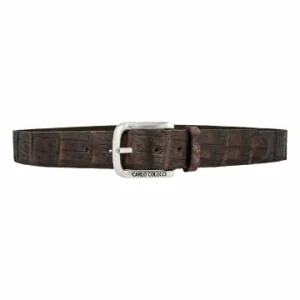 Accessoires Carlo Colucci Gürtel Ciaghi In Dunkelbraun Günstig Kaufen 7