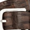 Accessoires Carlo Colucci Gürtel Ciaghi In Dunkelbraun Günstig Kaufen 7