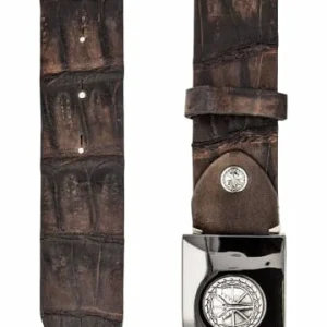 Accessoires Carlo Colucci Gürtel Ciamaglia In Dunkelbraun Günstig Kaufen 9