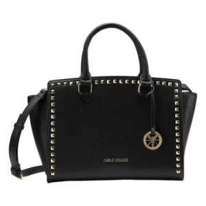Accessoires Carlo Colucci Henkeltasche Cesarin In Schwarz Günstig Kaufen 13