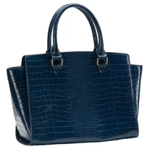 Accessoires Carlo Colucci Henkeltasche Cesati In Blau Günstig Kaufen 8