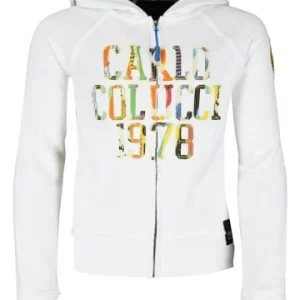 Bekleidung Carlo Colucci Hoodie Carletto In Weiß Günstig Kaufen 7