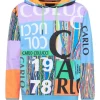 Bekleidung Carlo Colucci Hoodie Crotti In Lila Günstig Kaufen 17