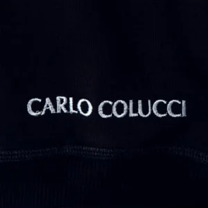 Bekleidung Carlo Colucci Hoody – Basic Line – Black Günstig Kaufen 9