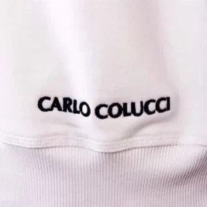 Bekleidung Carlo Colucci Hoody – Basic Line – White Günstig Kaufen 9