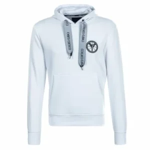 Bekleidung Carlo Colucci Hoody – C4406 – White Black Günstig Kaufen 7