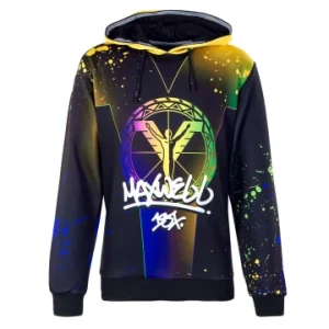 Bekleidung Carlo Colucci Hoody – Sweat Maxwell – Black / Yellow Günstig Kaufen 7