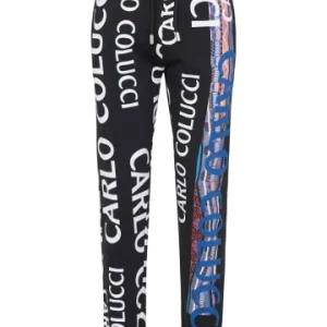 Bekleidung Carlo Colucci Hose Conforto In Schwarz Günstig Kaufen 10