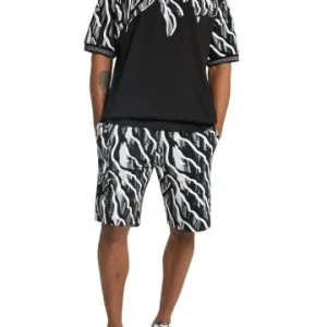 Bekleidung Carlo Colucci Hose De Dorigo In Schwarz / Weiß Günstig Kaufen 16