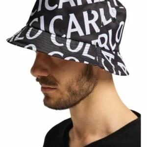 Accessoires Carlo Colucci Hut Comensoli In Schwarz / Weiß Günstig Kaufen 9