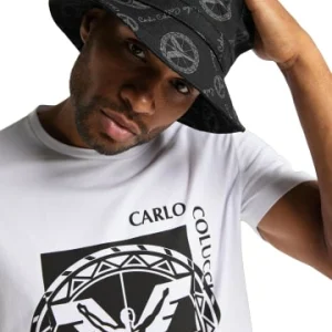 Accessoires Carlo Colucci Hut Comi In Schwarz / Grau Günstig Kaufen 10