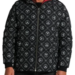 Outdoor & Sport Carlo Colucci Jacke Correnti In Schwarz / Weiß Günstig Kaufen 12