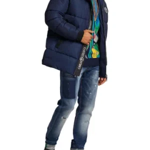 Outdoor & Sport Carlo Colucci Jacke Cortelletti In Navy Günstig Kaufen 10