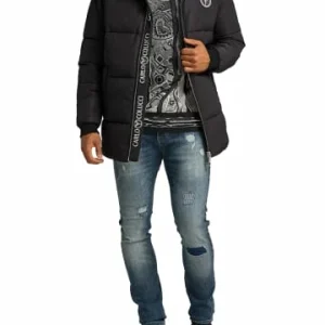 Outdoor & Sport Carlo Colucci Jacke Cortese In Schwarz Günstig Kaufen 10