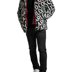 Outdoor & Sport Carlo Colucci Jacke Cortesia In Schwarz / Weiß Günstig Kaufen 10