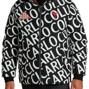 Outdoor & Sport Carlo Colucci Jacke Cortesia In Schwarz / Weiß Günstig Kaufen 12