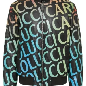 Bekleidung Carlo Colucci Jacke De Felice In Schwarz / Mehrfarbig Günstig Kaufen 9