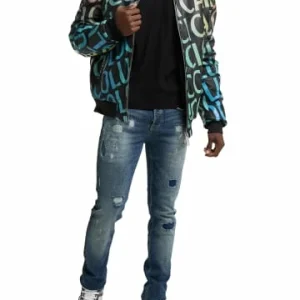 Bekleidung Carlo Colucci Jacke De Felice In Schwarz / Mehrfarbig Günstig Kaufen 13
