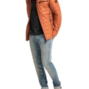 Bekleidung Carlo Colucci Jacke Gulf In Orange Günstig Kaufen 9