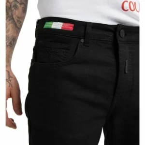 Bekleidung Carlo Colucci Jeans Cazzato In Schwarz Günstig Kaufen 8