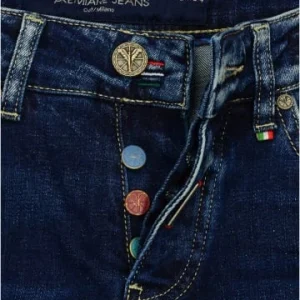 Bekleidung Carlo Colucci Jeans Milano In Blau / Mehrfarbig Günstig Kaufen 9
