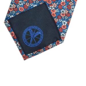 Accessoires Carlo Colucci Krawatte Calzolari In Rot / Marine Günstig Kaufen 6