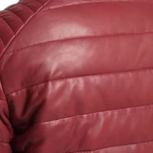Bekleidung Carlo Colucci Lange Lederjacke Lukas In Rot Günstig Kaufen 11