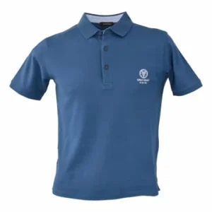 Bekleidung Carlo Colucci Poloshirt Camuso In Jeansblau Günstig Kaufen 6