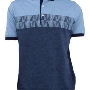 Bekleidung Carlo Colucci Poloshirt Cappi In Navy / Blau Günstig Kaufen 6