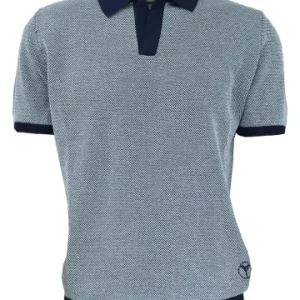 Bekleidung Carlo Colucci Poloshirt Carbonoli In Navy Günstig Kaufen 6