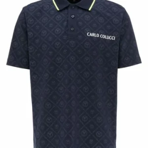 Bekleidung Carlo Colucci Poloshirt Colleoni In Navy Günstig Kaufen 9