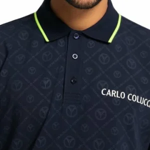 Bekleidung Carlo Colucci Poloshirt Colleoni In Navy Günstig Kaufen 11