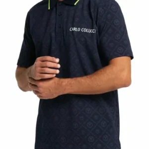 Bekleidung Carlo Colucci Poloshirt Colleoni In Navy Günstig Kaufen 13