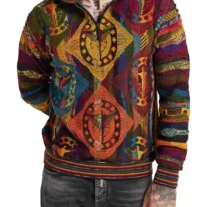 Bekleidung Carlo Colucci Pullover Calabro In Anthrazit / Schwarz Günstig Kaufen 10