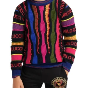Bekleidung Carlo Colucci Pullover Casale In Navy Günstig Kaufen 12