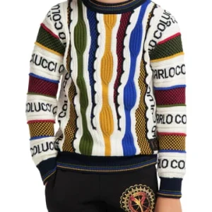 Bekleidung Carlo Colucci Pullover Casale In Weiß Günstig Kaufen 10