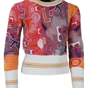 Bekleidung Carlo Colucci Pullover Casarotti In Rot / Weiß Günstig Kaufen 6
