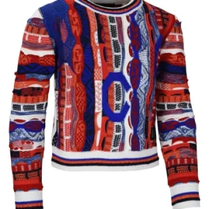 Bekleidung Carlo Colucci Pullover Casazza In Rot / Weiß Günstig Kaufen 6