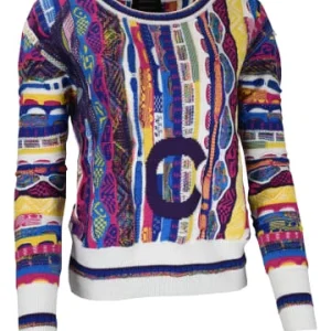 Bekleidung Carlo Colucci Pullover Cassara In Weiß / Mehrfarbig Günstig Kaufen 6
