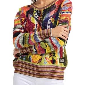 Bekleidung Carlo Colucci Pullover Cassiolari In Weiß / Mehrfarbig Günstig Kaufen 12