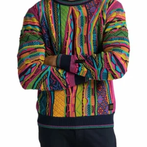 Bekleidung Carlo Colucci Pullover Catizone In Navy / Petrol Günstig Kaufen 12