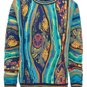 Bekleidung Carlo Colucci Pullover Cioccoloni In Petrol Günstig Kaufen 9