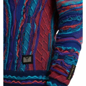 Bekleidung Carlo Colucci Pullover Cioè In Navy / Rot Günstig Kaufen 11