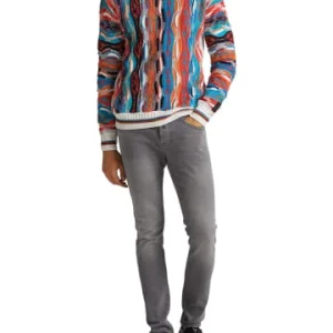 Bekleidung Carlo Colucci Pullover Codin In Weiß / Rot Günstig Kaufen 10