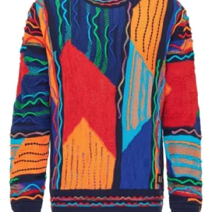 Bekleidung Carlo Colucci Pullover Comper In Navy / Orange Günstig Kaufen 10